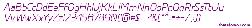 GreyscalebasicItalic-fontti – violetit fontit