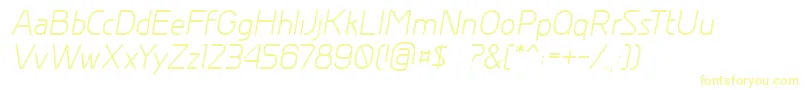 GreyscalebasicItalic Font – Yellow Fonts