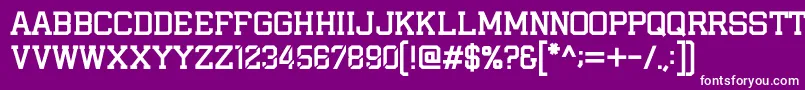 IAmAPlayer Font – White Fonts on Purple Background