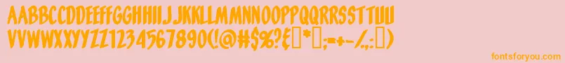 More about Orange Fizz Font Orange Fizz Font – Orange Fonts on Pink Background