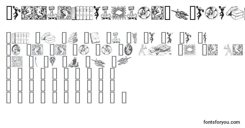 Schriftart ListemagerensNyDingbats – Alphabet, Zahlen, spezielle Symbole