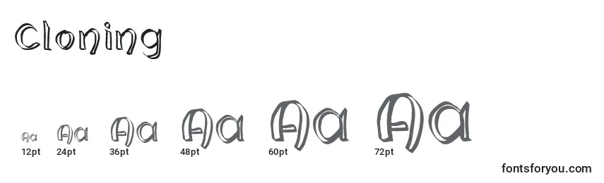 Cloning Font Sizes