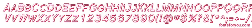 SfflorencesansscshadedItal Font – Red Fonts