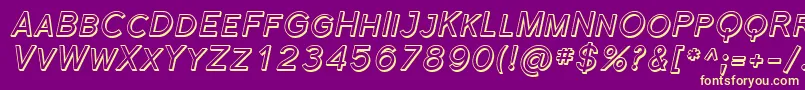 Lisätietoja SfflorencesansscshadedItal-fontista SfflorencesansscshadedItal-fontti – keltaiset fontit violetilla taustalla