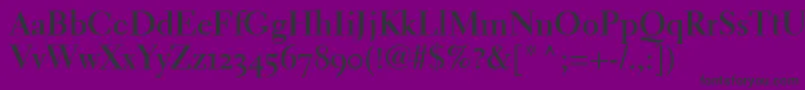 More about ElectraLhBoldOldstyleFigures Font ElectraLhBoldOldstyleFigures Font – Black Fonts on Purple Background