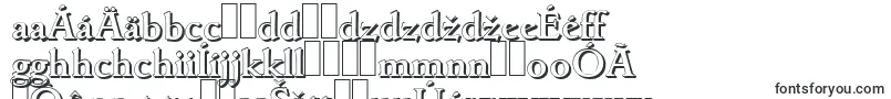 GouditashadowMediumRegular-Schriftart – slowakische Schriften