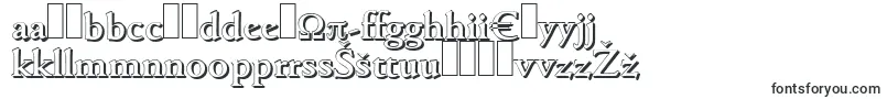 GouditashadowMediumRegular Font – Lithuanian Fonts