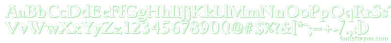 GouditashadowMediumRegular Font – Green Fonts