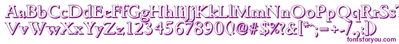 GouditashadowMediumRegular Font – Purple Fonts