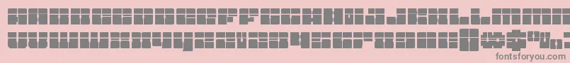 Starnurserylaser Font – Gray Fonts on Pink Background