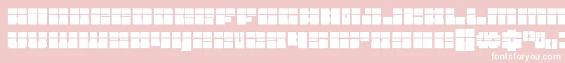 Starnurserylaser Font – White Fonts on Pink Background