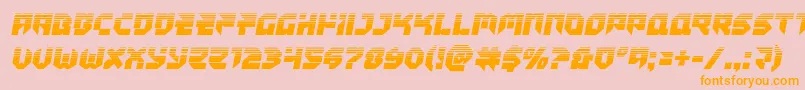 Tokyodrifterhalf Font – Orange Fonts on Pink Background
