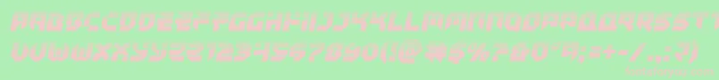 Tokyodrifterhalf Font – Pink Fonts on Green Background