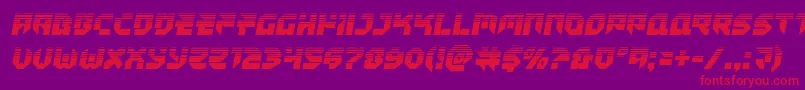 Tokyodrifterhalf Font – Red Fonts on Purple Background