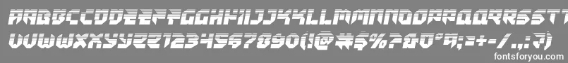 Tokyodrifterhalf Font – White Fonts on Gray Background