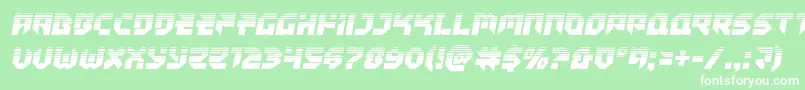 Tokyodrifterhalf Font – White Fonts on Green Background