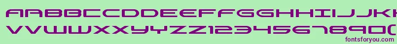 Antietam Font – Purple Fonts on Green Background