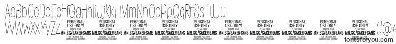 SakersansthinPersonalUse Font – Fonts for Adobe Premiere Pro
