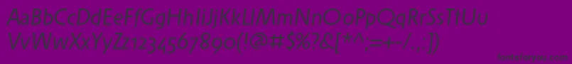 SolperaosfItalic Font – Black Fonts on Purple Background