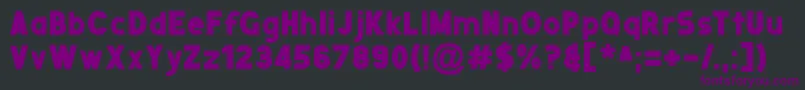 NuernbergMesse Font – Purple Fonts on Black Background