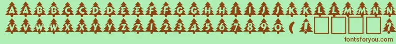 En savoir plus sur la police TanneNormalDb Police TanneNormalDb – polices brunes sur fond vert
