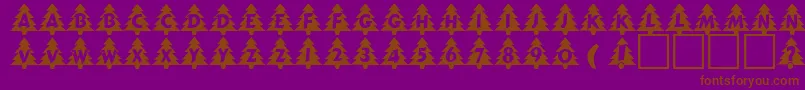 More about TanneNormalDb Font TanneNormalDb Font – Brown Fonts on Purple Background