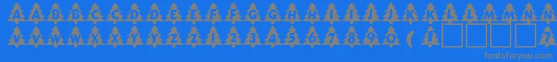 TanneNormalDbフォントについての詳細 フォントTanneNormalDb – 青い背景に灰色の文字