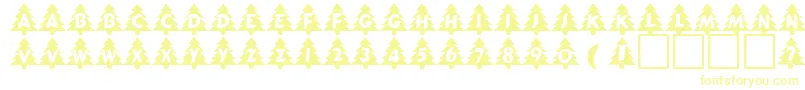 Weitere Informationen zur TanneNormalDb-Schriftart TanneNormalDb-Schriftart – Gelbe Schriften auf weißem Hintergrund