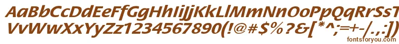 StackextoblBol Font – Brown Fonts on White Background