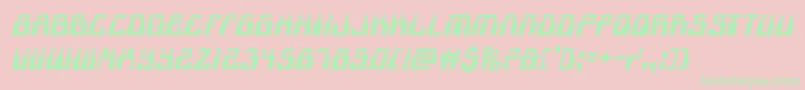 1968odysseyital Font – Green Fonts on Pink Background