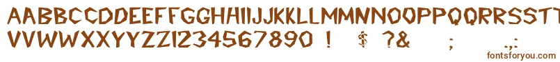 CavemannBold Font – Brown Fonts