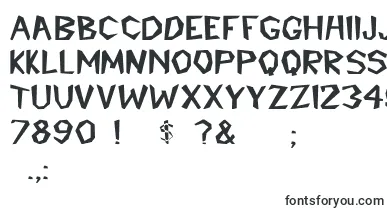  CavemannBold font