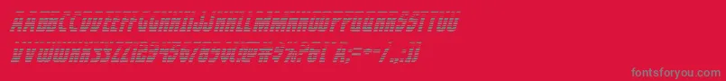 Prowlergradital Font – Gray Fonts on Red Background