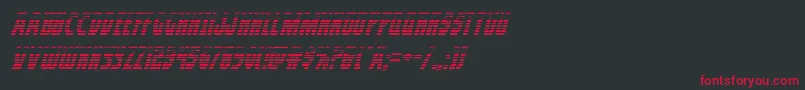 Prowlergradital Font – Red Fonts on Black Background