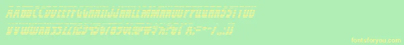 More about Prowlergradital Font Prowlergradital Font – Yellow Fonts on Green Background