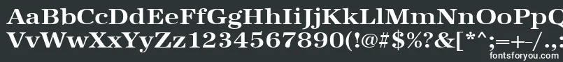 フォントUrwantiquatextwidBold – 白い文字