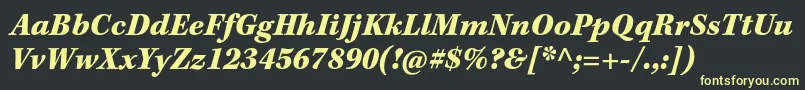 More about KeplerstdBlackitcapt Font KeplerstdBlackitcapt Font – Yellow Fonts on Black Background