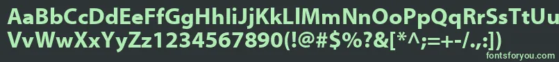 フォントMyriadWebРџРѕР»СѓР¶РёСЂРЅС‹Р№ – 黒い背景に緑の文字