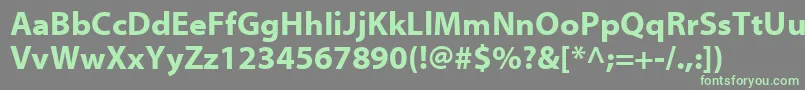 Шрифт MyriadWebРџРѕР»СѓР¶РёСЂРЅС‹Р№ – зелёные шрифты на сером фоне