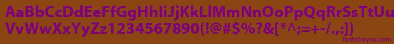 Шрифт MyriadWebРџРѕР»СѓР¶РёСЂРЅС‹Р№ – фиолетовые шрифты на коричневом фоне