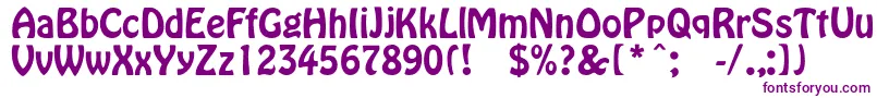 Morrismodernc-fontti – violetit fontit