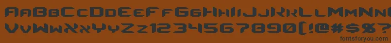 Energon Font – Black Fonts on Brown Background