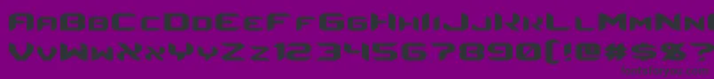 Energon Font – Black Fonts on Purple Background