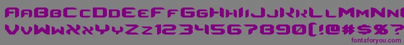 Energon Font – Purple Fonts on Gray Background