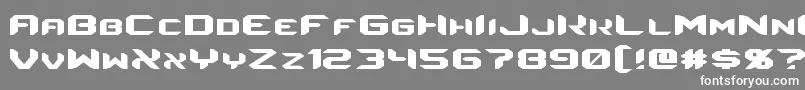 Energon Font – White Fonts on Gray Background