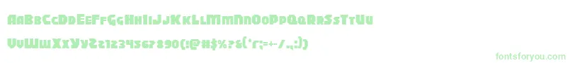 Blitzstrike Font – Green Fonts on White Background