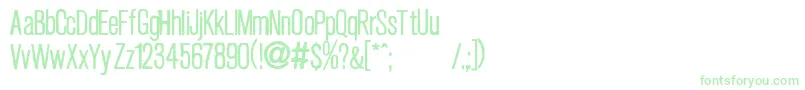 Fonte FrescoStamp – fontes verdes