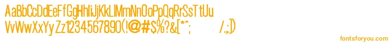 Шрифт FrescoStamp – оранжевые шрифты