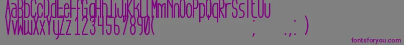 AegFlyonNowBold Font – Purple Fonts on Gray Background