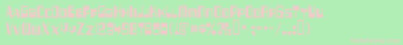 Шрифт 256 – розовые шрифты на зелёном фоне